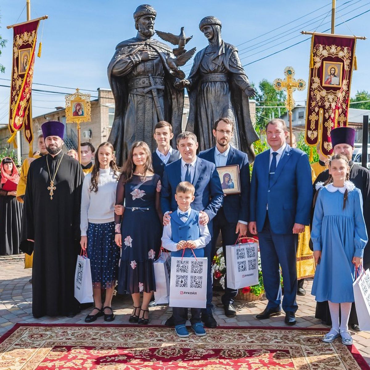 В Прикамье появился памятник святым благоверным князю Димитрию Донскому и княгине Евдокии