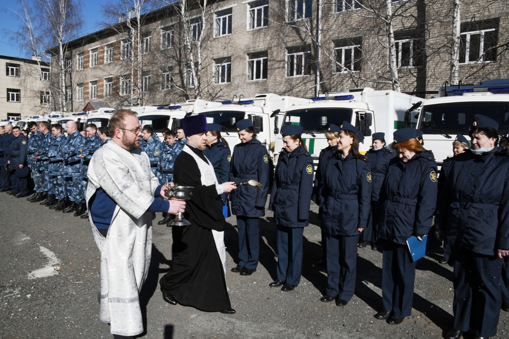 Совершено освящение рабочих помещений Управления по конвоированию ГУФСИН