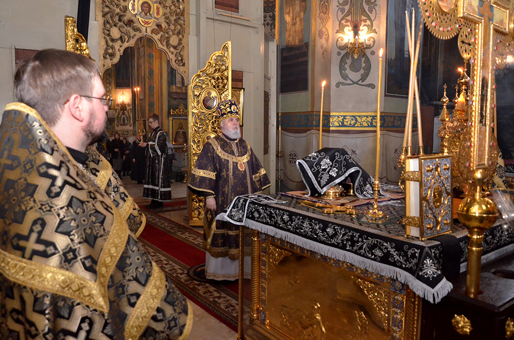 Первая в этом году Литургия Преждеосвященных Даров