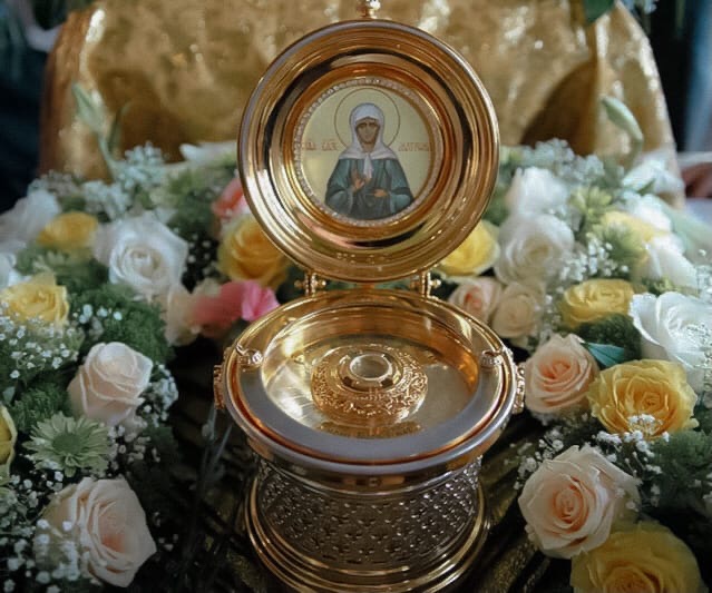 В храм Всех Святых города Перми доставлена частица мощей блаженной старицы Матроны Московской