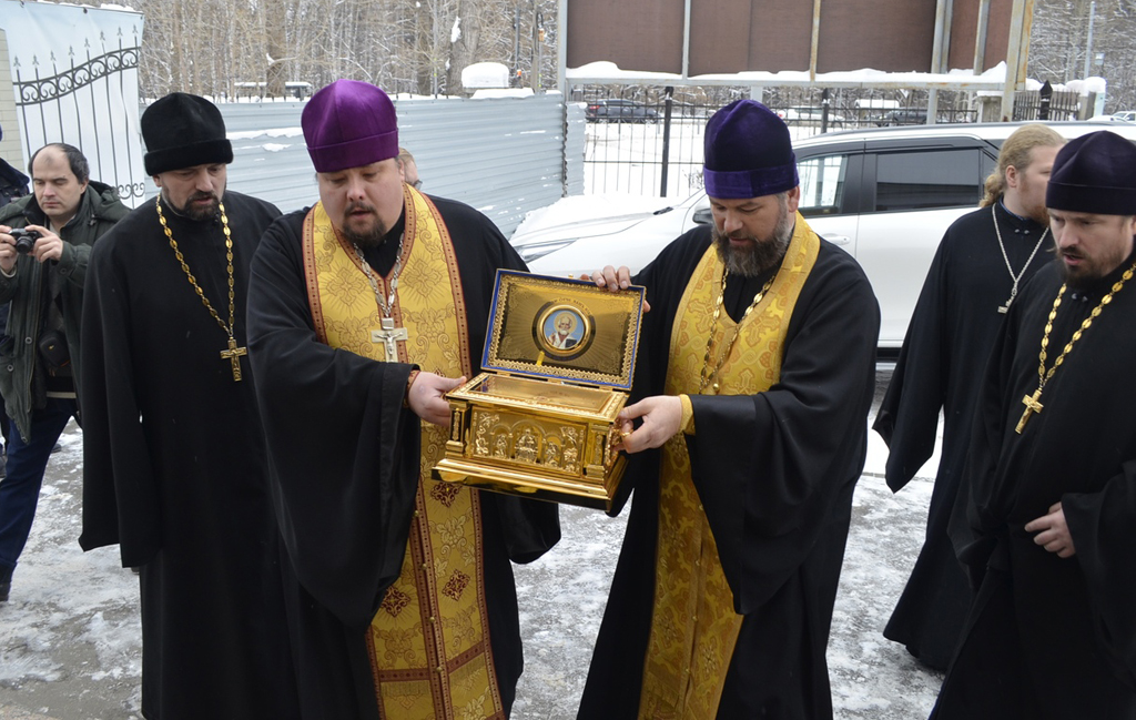 В Пермь доставлен ковчег с частицей мощей святителя Николая, Архиепископа Мир Ликийских, Чудотворца