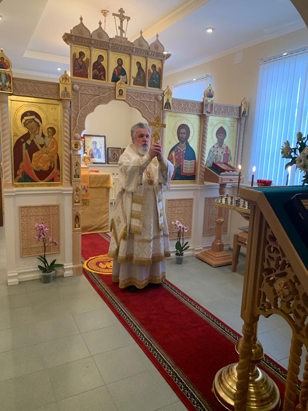Архиерейское богослужение в день памяти праведных Симеона Богоприимца и Анны Пророчицы