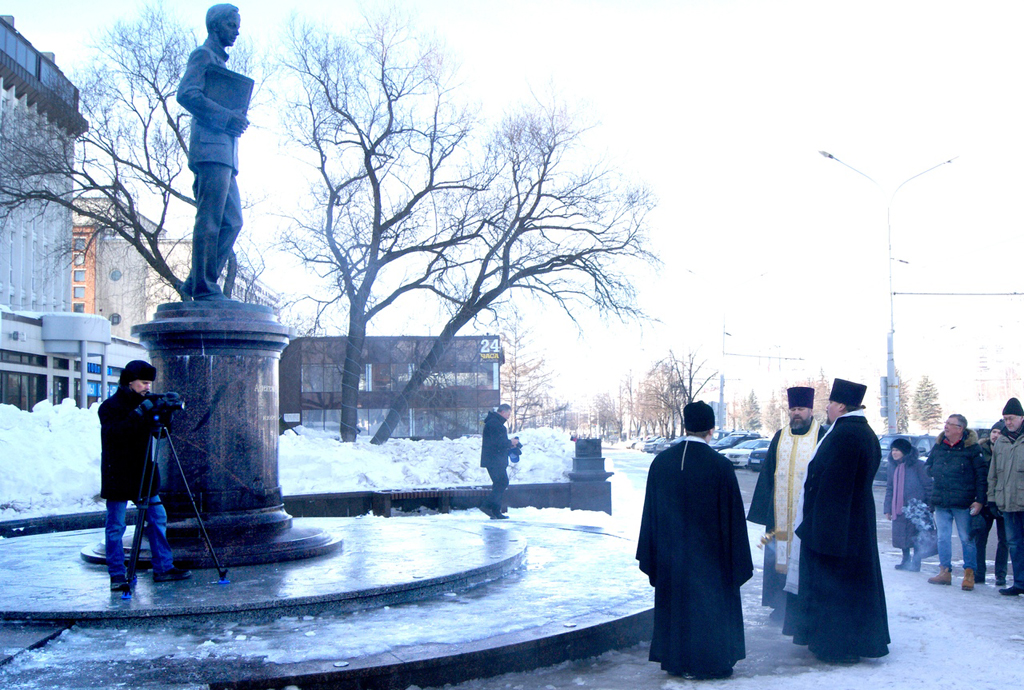 Лития, посвященная 160-летию со дня рождения изобретателя радио А. С. Попова