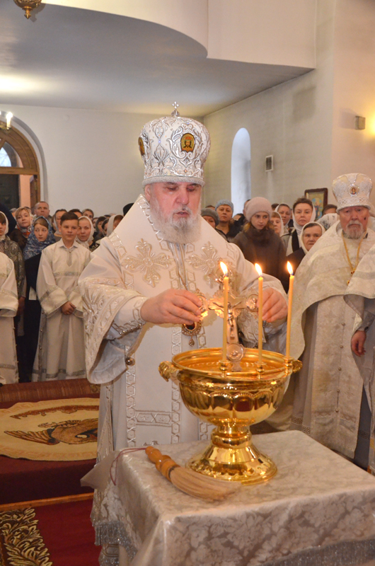 Архиерейское богослужение в праздник Крещения Господня