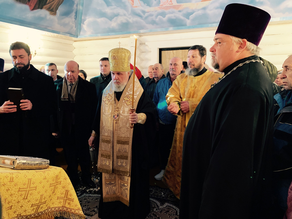 Освящение часовни в честь Всех святых в с. Орда